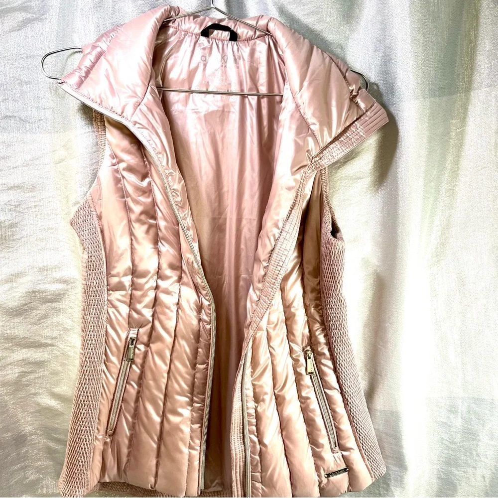 Calvin Klein Performance Rose Gold Puffer Vest Women’s Size Small